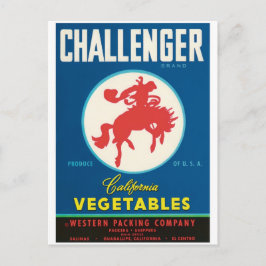 チャレンジャーロデオサリナスエルセントログアダルーペCA ポストカード