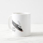 チャレンジャー4-6-6-4機関車両面プリントマグ コーヒーマグカップ (正面左)