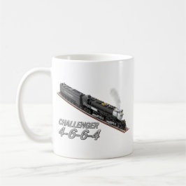 チャレンジャー4-6-6-4機関車両面プリントマグ コーヒーマグカップ