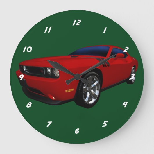 チャレンジャー ラージ壁時計 (正面)