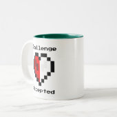 チャレンジ受け入れコーヒーマグ ツートーンマグカップ (正面左)