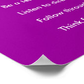 チャレンジ頼する質問… ポスター (角)