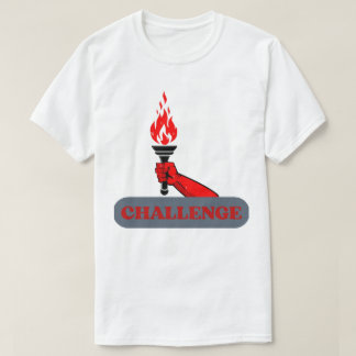 チャレンジ トーチ グラフィック Tシャツ | 大胆なモチベーション