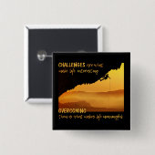 [チャレンジ]ボタン 缶バッジ (正面&裏面)