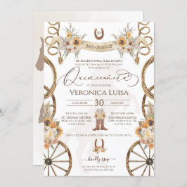 チャロサンフラワーカントリー素朴フローラキンセアニェラ 招待状