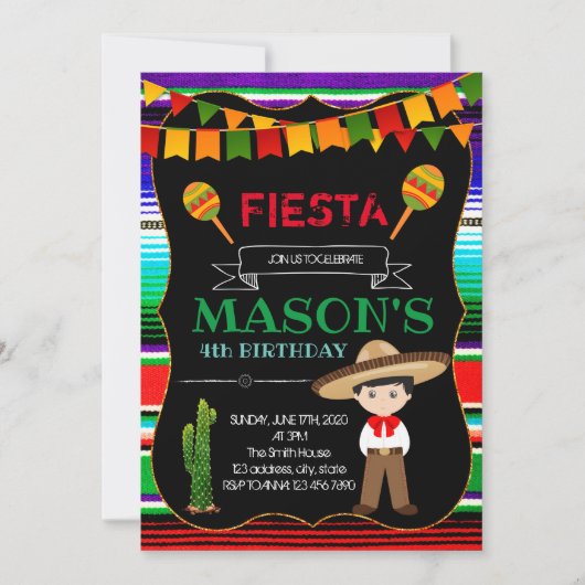 チャロパーティー招待状 招待状 (正面)