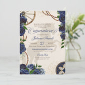 チャロブルーエレガントバラウエスタンランチキンセアニェラ 招待状 (スタンド正面)