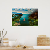 チャロンクロッシングザリバースタイックスバイジョアヒムパティニール ポスター (キッチン)