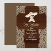 チャロ ベイビー 洗礼 招待状 (正面/裏面)