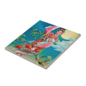 チャンエ嫦娥飛んでいるへムーン中秋フェスティバル タイル (側面)