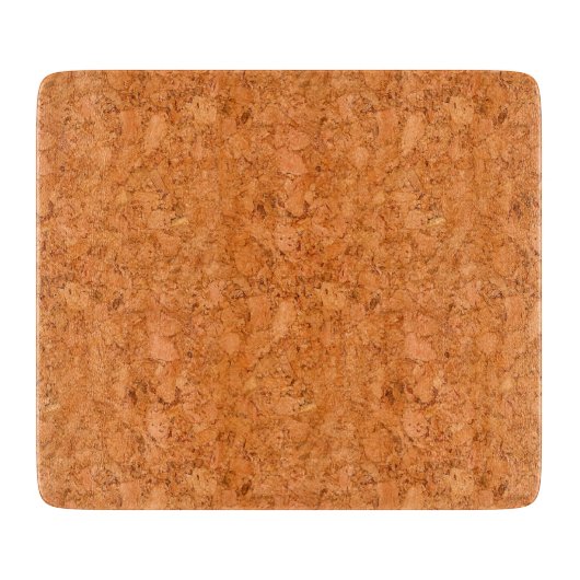 チャンキーナチュラルコルク木材調 カッティングボード (正面)