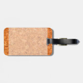 チャンキーナチュラルコルク材木目調 ラゲッジタグ (裏面横)