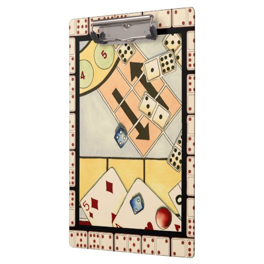 チャンスのゲームの混乱した品揃え クリップボード (左)