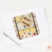 チャンスのゲームの混乱した品揃え スクエアシール (封筒)