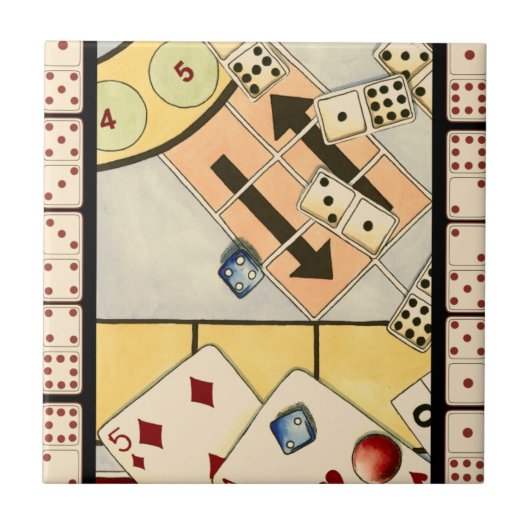 チャンスのゲームの混乱した品揃え タイル (正面)