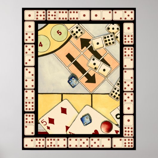 チャンスのゲームの混乱した品揃え ポスター (正面)