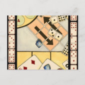 チャンスのゲームの混乱した品揃え ポストカード (正面)