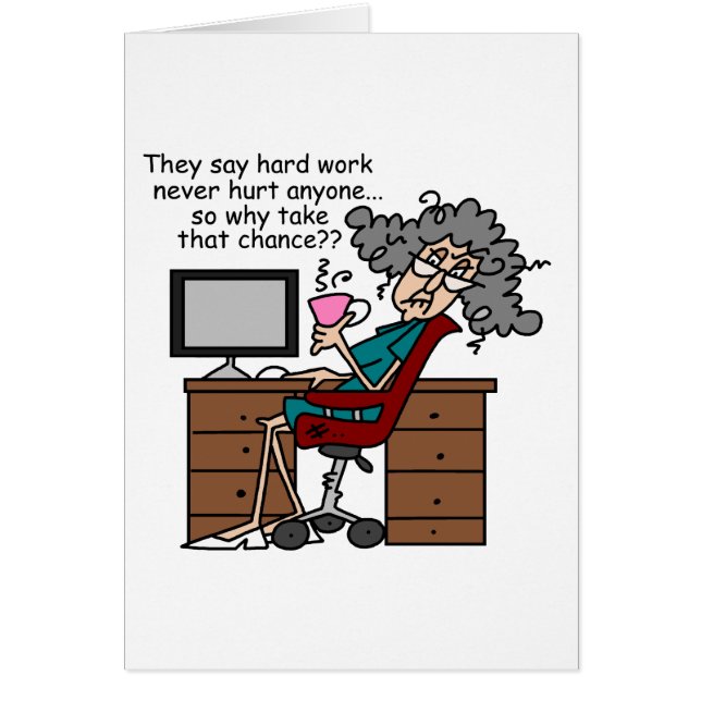 チャンスのハードワークのユーモアなぜ (正面)