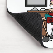 チャンスのハードワークのユーモアなぜ マウスパッド (コーナー)