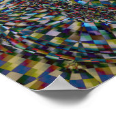 チャンスのフラクタル（キャンバス印刷） ポスター (角)