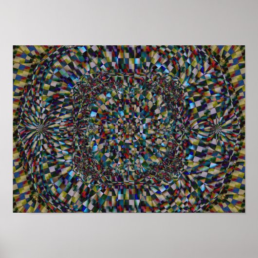 チャンスのフラクタル（キャンバス印刷） ポスター (正面)