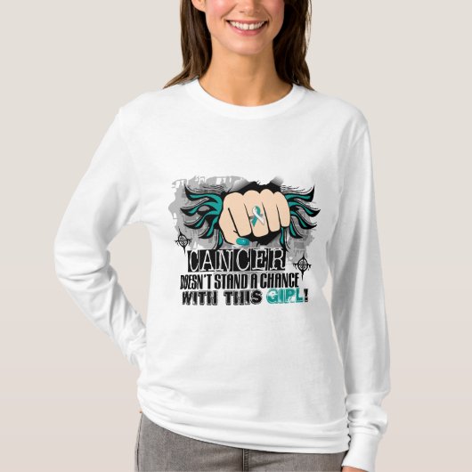 チャンスの子宮頸癌・を立てません Tシャツ (正面)