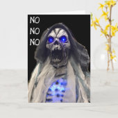 **チャンスの幽霊はなし** 40歳の誕生日カード カード (黄色い花)