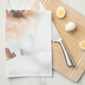 チャンスのheARTdogの食事の台所タオル キッチンタオル (四つ折り)