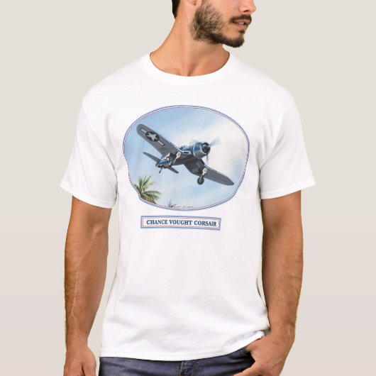 チャンスのVought F4Uの海賊 Tシャツ (正面)