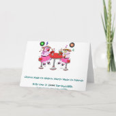 チャンスは私達に姉妹、ハートをしました私達に友人をしました カード (裏面)