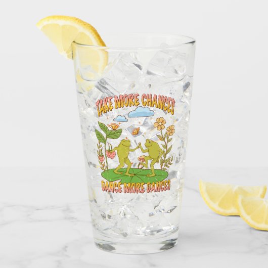 チャンスを増やし、ダンスを増やす タンブラーグラス (アイス正面)