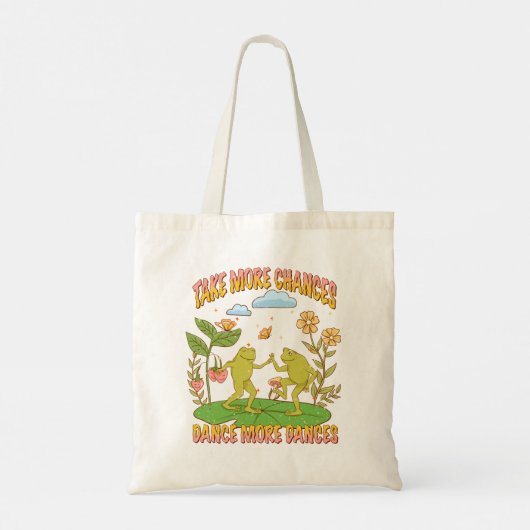 チャンスを増やし、ダンスを増やす トートバッグ (裏面)