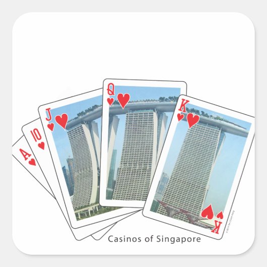 チャンスを得る – カスタマイズ可能 スクエアシール (正面)