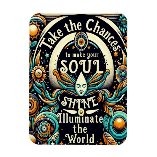 チャンスを得る マグネット (縦)