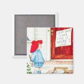 チャンスを逃さないヴィンテージ磁石 マグネット (正面/裏面)