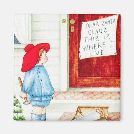 チャンスを逃さないヴィンテージ磁石 マグネット (正面)