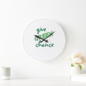 チャンスを逃す ラージ壁時計 (ホーム)