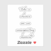 チャンスカスタムを狙ったビニールのシール シール (シート)