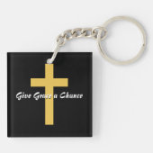 チャンス与えの猶予ボタン キーホルダー (裏面)