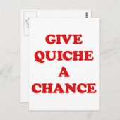 チャンス与えを与える ポストカード (正面/裏面)