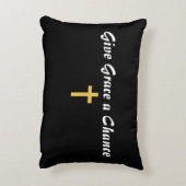 チャンス与えを恵む アクセントクッション (裏面(縦))