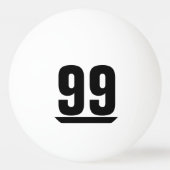 チャンス番号のボール 卓球ボール (裏面)