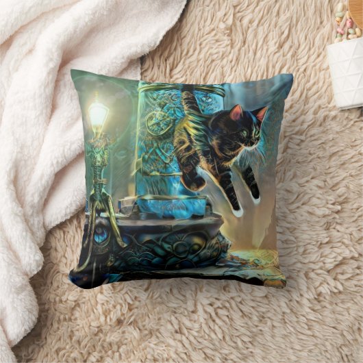 [チャンス]チャネルの猫 –  クッション (ブランケット)