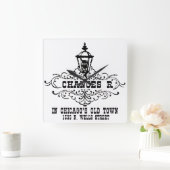 チャンスRレストラン，シカゴとチカゴランド地域 スクエア壁時計 (ホーム)