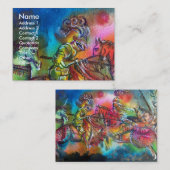 チャンソン・ド・ローランド/トーナメントでの騎士の戦闘 名刺 (正面/裏面)