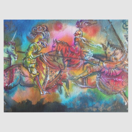 チャンソン・ド・ローランド/トーナメントでの騎士の戦闘 薄葉紙 (正面)