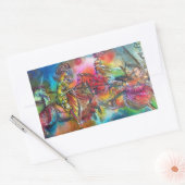 チャンソン・ド・ローランド/トーナメントでの騎士の戦闘 長方形シール (封筒)