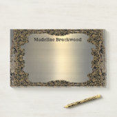 チャンテラエレガントナイト美しいモノグラム ポストイット (デスク)