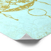 チャンデエレガントリアヴィンテージパティナポスタープリント ポスター (角)