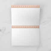 チャンデパーソナライズされたリアフェイクデザイン ノートカード (内部)